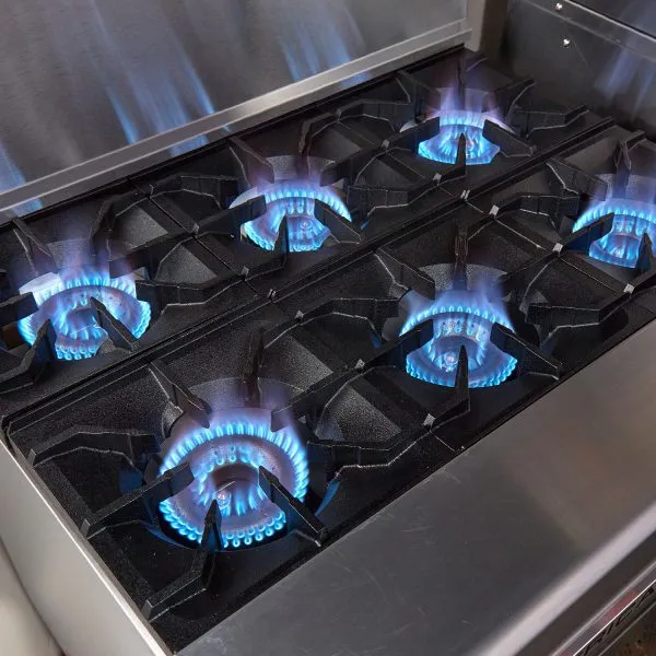 American Range AR-12G-4B 36 4 Burner Gas Range Combo w/ 12 Griddle & Standard Oven