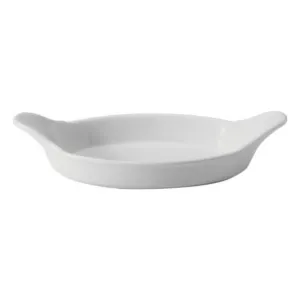 Apollo White Oval Eared Dish 8.5 (22cm)
