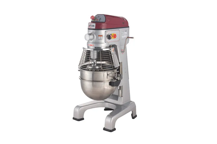 Axis - AX-M30. Commercial 30 Quart Mixer. 3 Speed With 3 Attachments