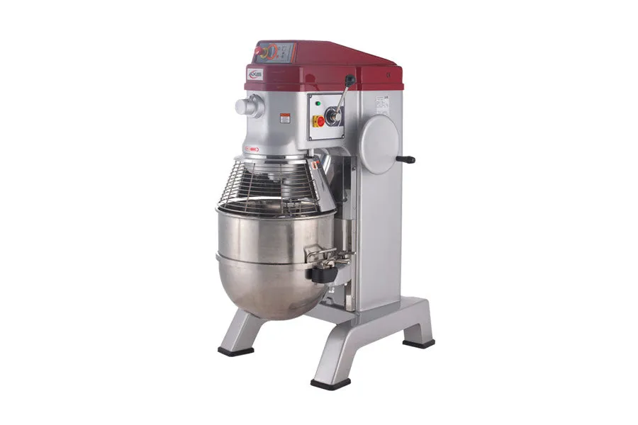 Axis - AX-M60. Commercial 60 Quart Mixer. 3 Speed  With 3 Attachments