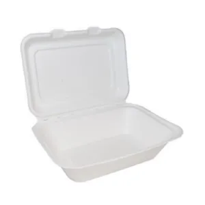 Bagasse Clamshell Regular Box 7x5 (17.8x12.7cm)