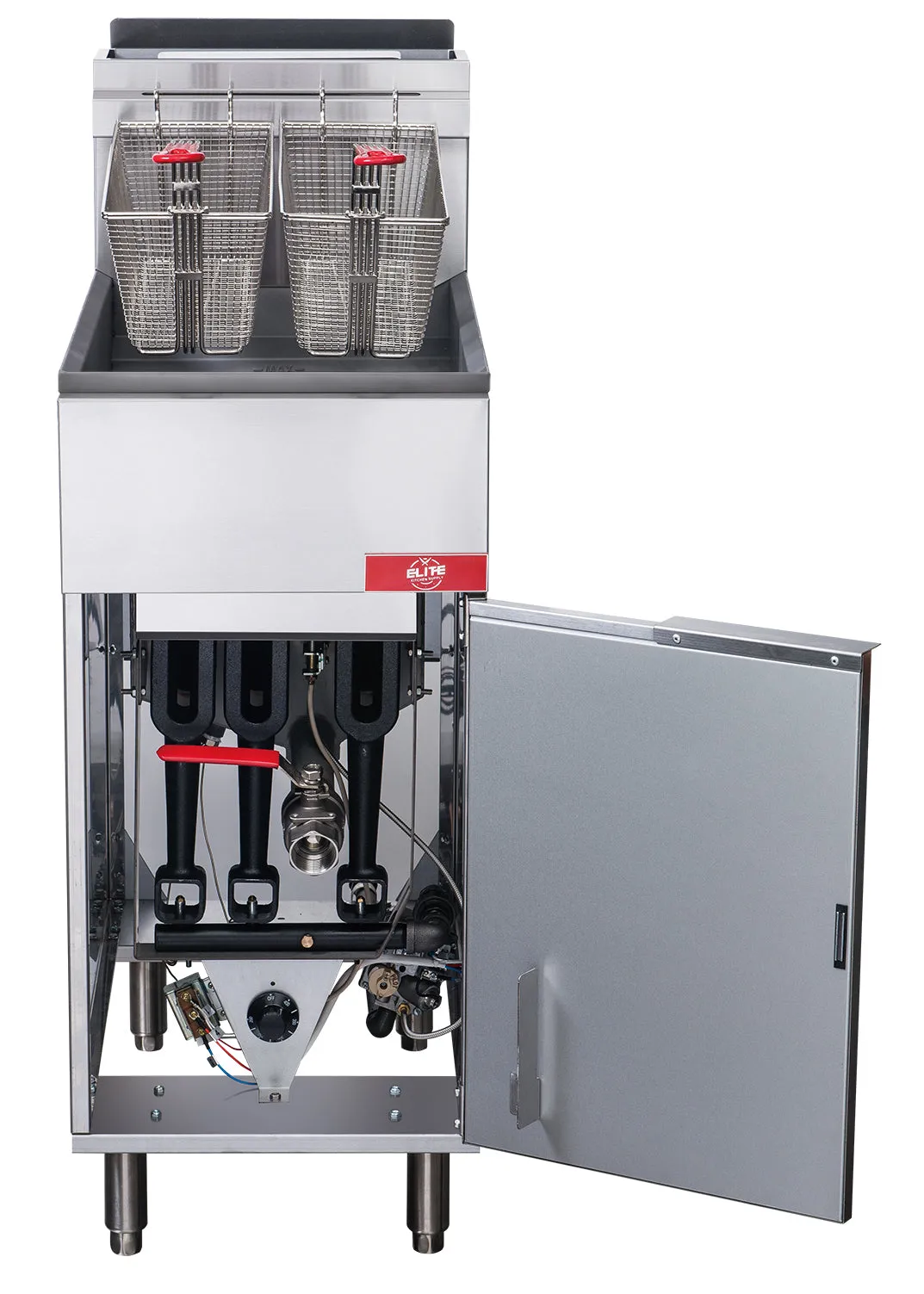 ECF4-LPG 4 Tube Burner Fryer
