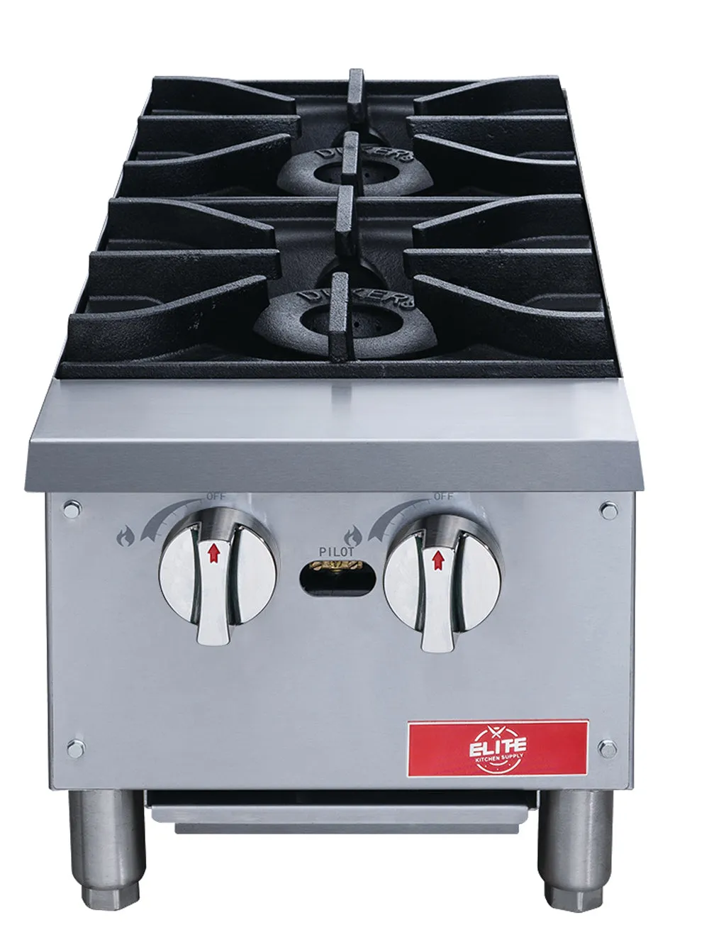ECHPA12 12 in. 2-Burner Hot Plate