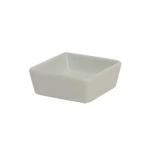 Genware White Square Dish - 6.5cm 3.5oz