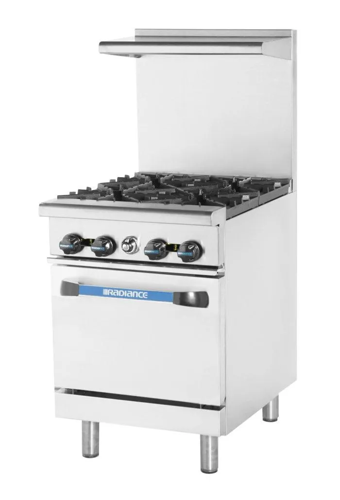 Gk & Radiance - TAR-4 . 24 Wide. 4 Open Burners. 1 Standard Oven