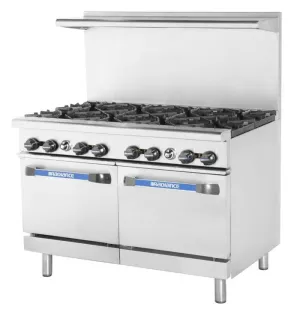 Gk & Radiance - TAR-8 . 48 Wide. 8 Open Burners. 2 Standard Ovens