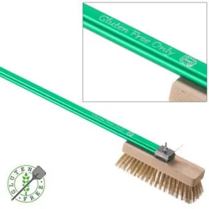 Gluten Free Pizza Brush Brass Bristle