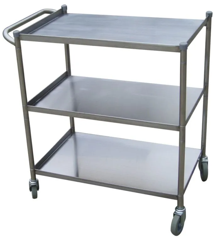 Green World - TBUS-2133  - Utility Cart. 2133. high quality 304 stainless steel. 4 rubber casters standard