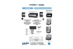 Hydra Kool - KT001A. Adjustable Stainless Legs