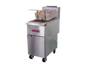 IKON - IGF-35/40. 15.5 Gas Fryer With 3 Burners 90.000 BTU