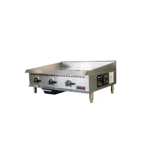 IKON - IMG-36. 36 Manual Control Griddles With 3 Burners. 90.000 BTU