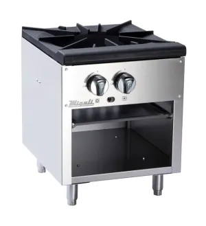 Migali - C-SPS-1-18. Commercial Stock Pot Stove 1 Burner BTU80000