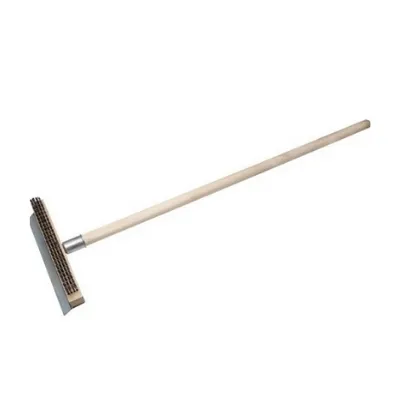 Pizza Oven Wire Brush W/ Scraper 10 (25cm) - Handle sold separately