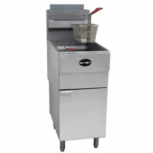 Saba - GF45-P Commercial 16 45 lb. Capacity Fryer Liquid Propane