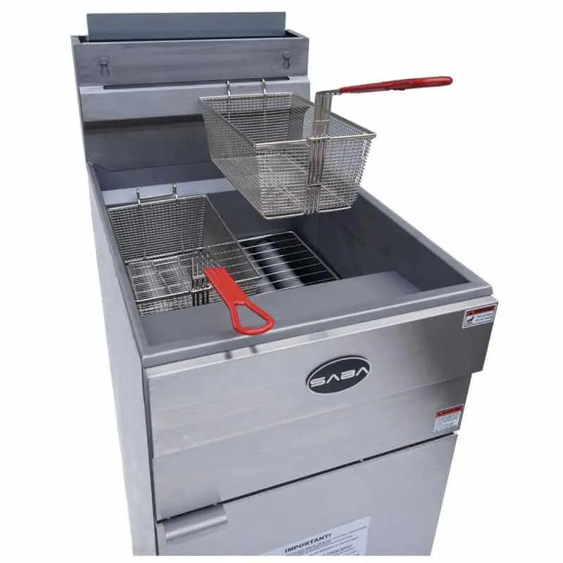 Saba - GF45-P Commercial 16 45 lb. Capacity Fryer Liquid Propane