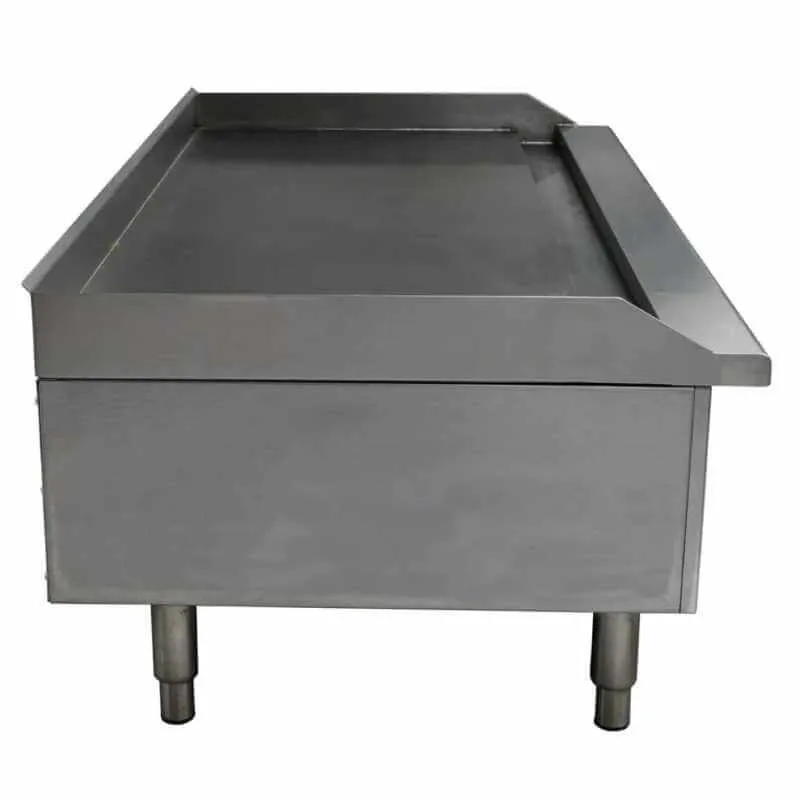 Saba - MG-48T Commercial 48 Thermostatic Griddle 4 Burners Cooktop Natural Gas/Liquid Propane