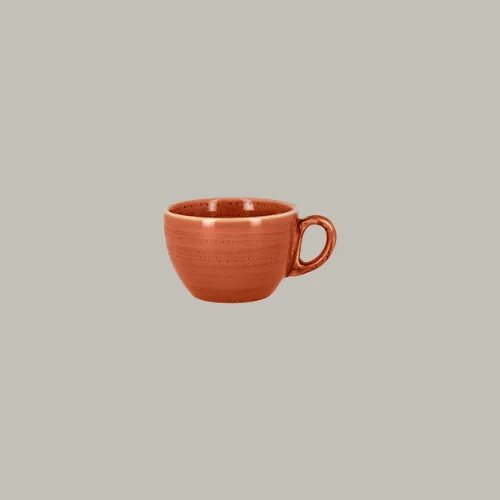 Twirl Coffee cup - coral 9 x 6cm