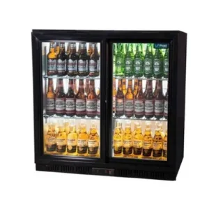Unifrost Double Sliding Door Bar Cooler